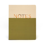 Notes Journal Notebook – Two Tone B5 Design