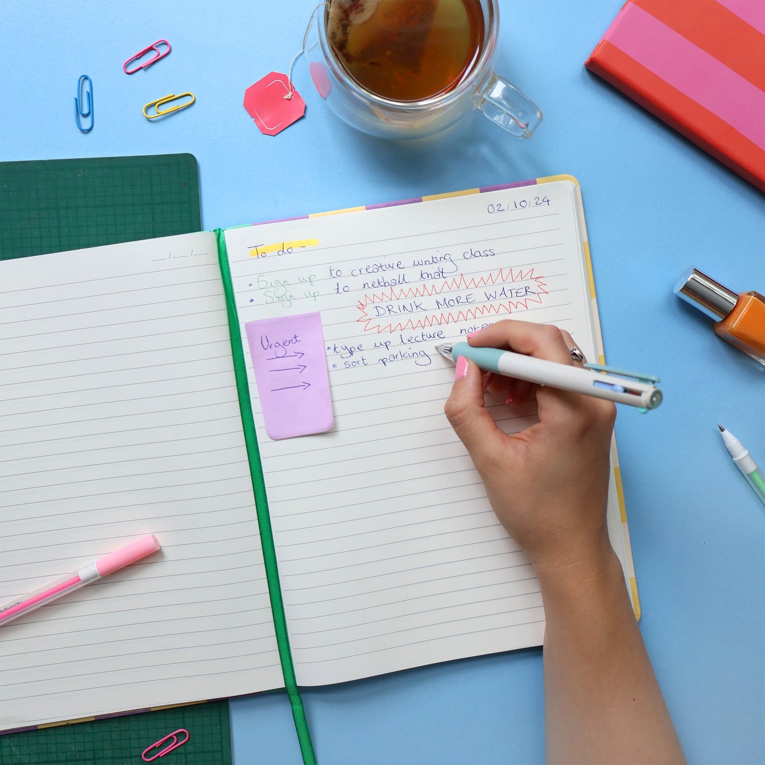 Journal Notebook - Check Check B5 Design