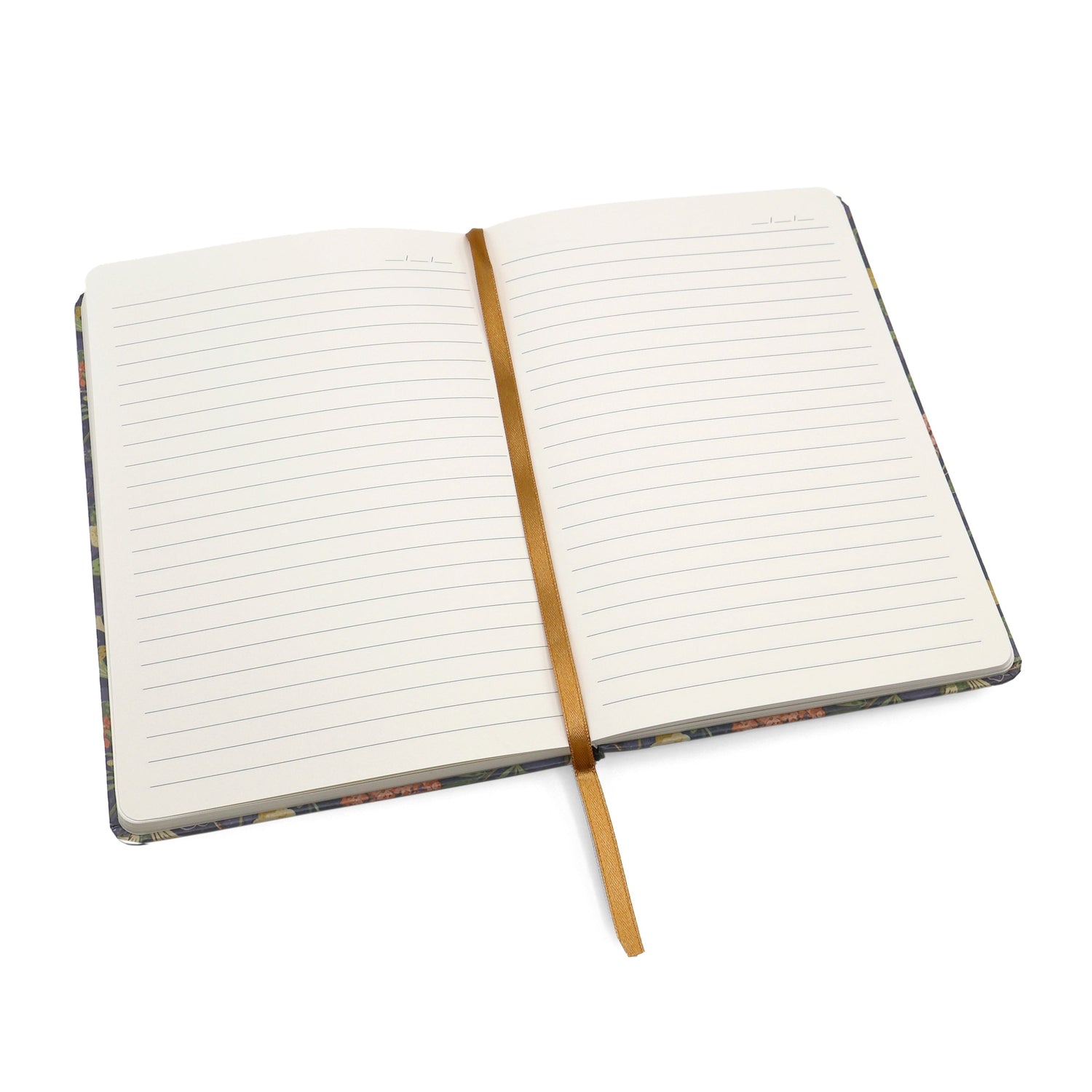 Journal Notebook – Charcoal and Ochre Florals A5 Design