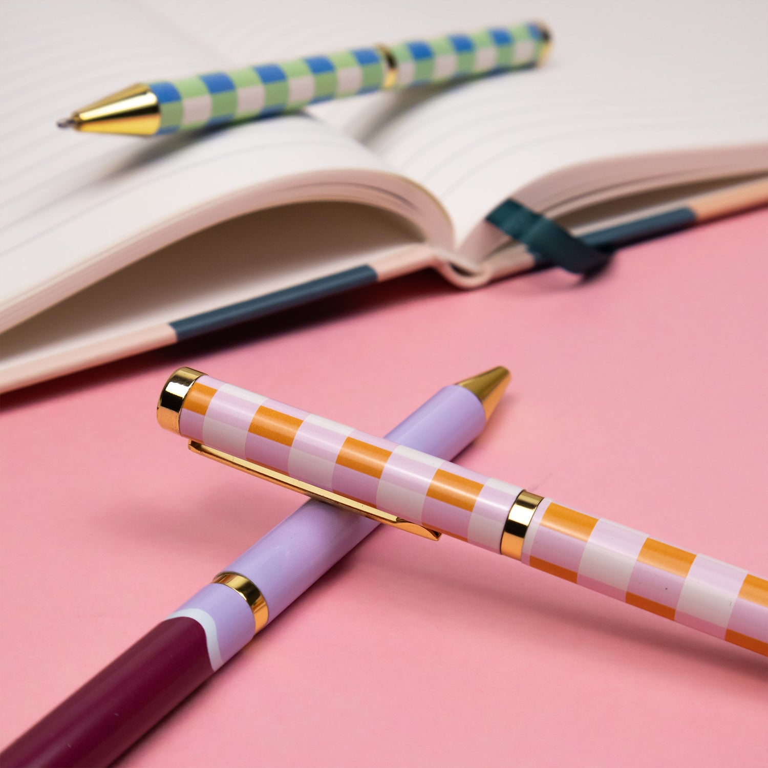 Saje Mixed Design Ballpoint Pens in Gift Box – Set of 5 Pens