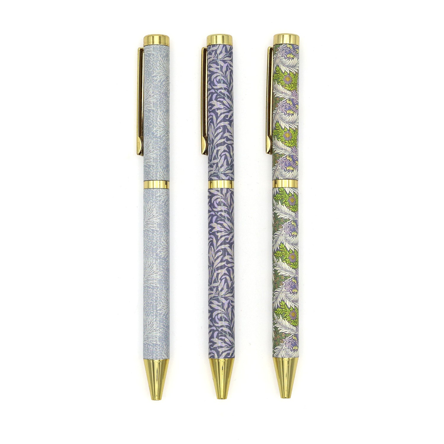 Orange Grove William Morris Ballpoint Pens in Gift Box – Set of 3 Pens