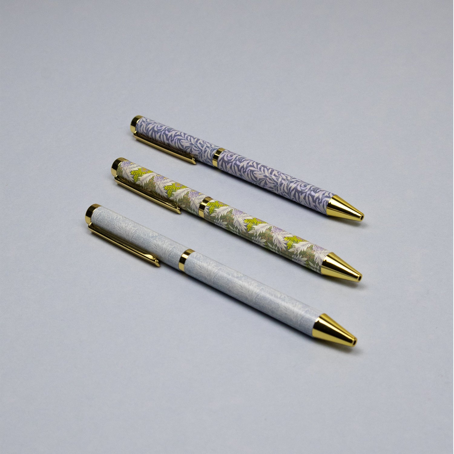 Orange Grove William Morris Ballpoint Pens in Gift Box – Set of 3 Pens