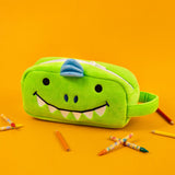 Dinosaur Plush Pencil Case – Soft Zip-Up Storage for Kids