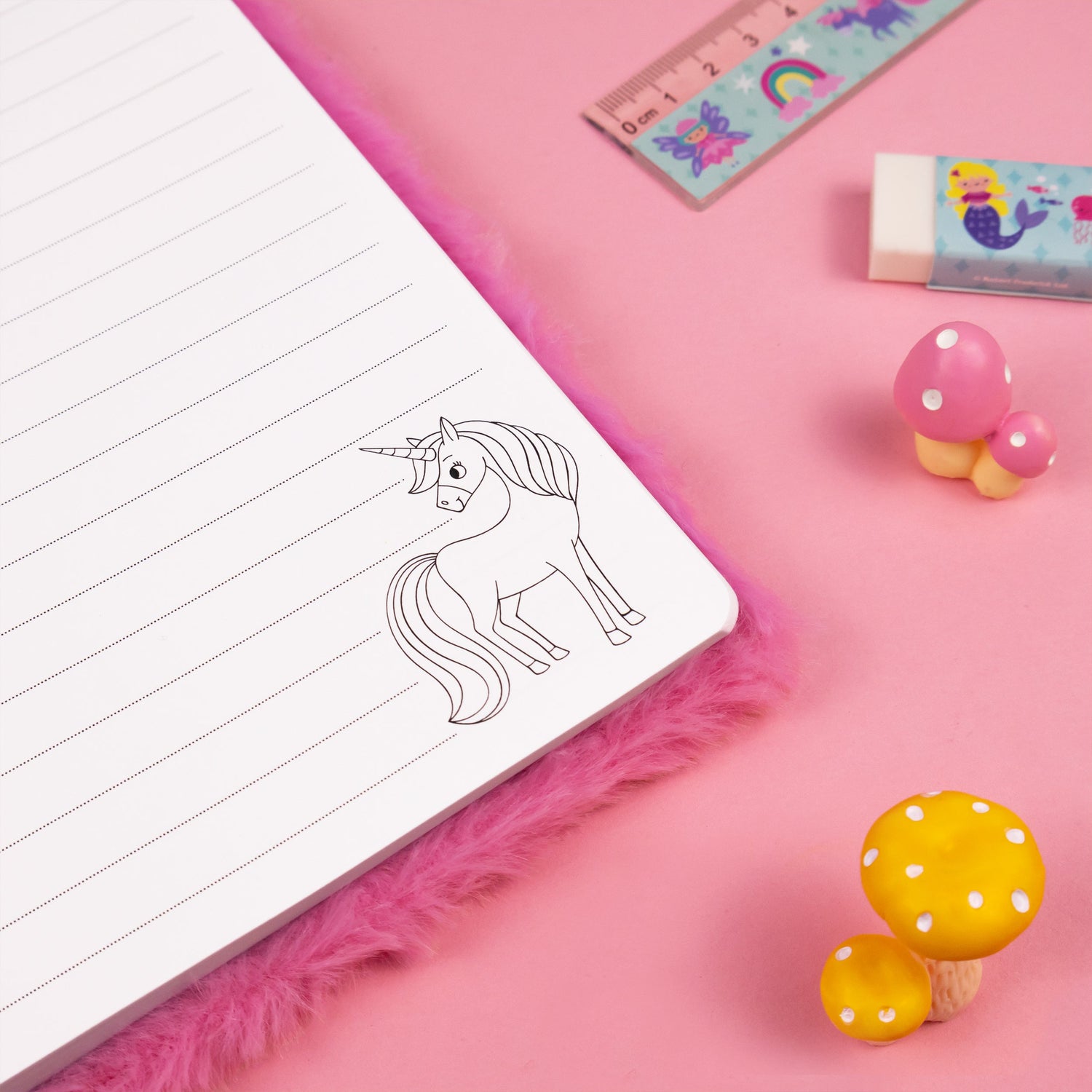 Magical Creature Plush Notebook
