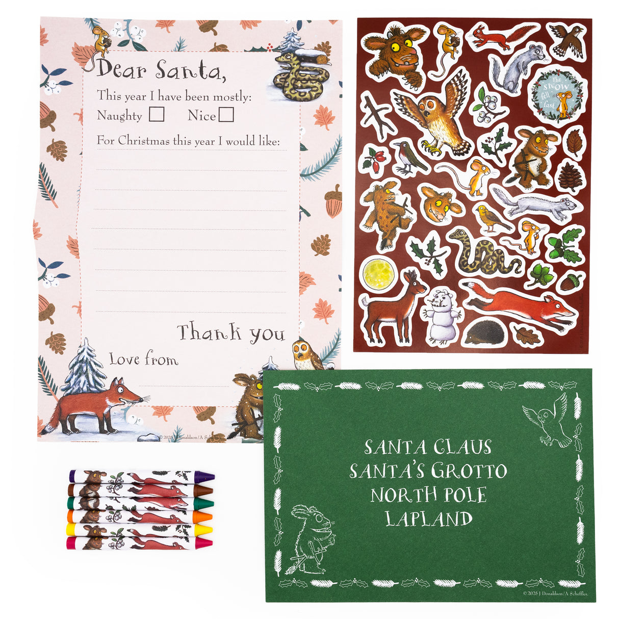 The Gruffalo’s Child Make Your Own Christmas Card Set