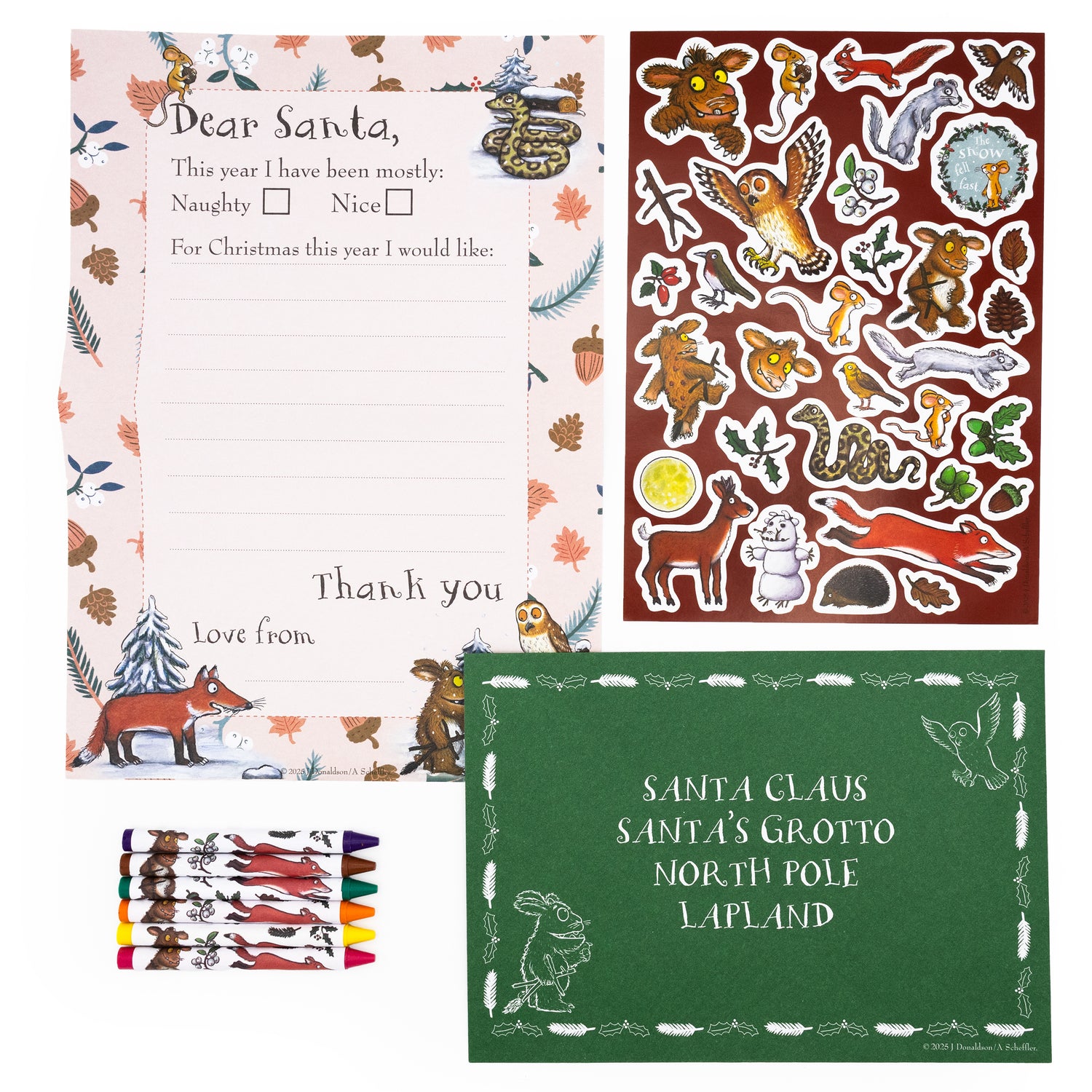 The Gruffalo’s Child Make Your Own Christmas Card Set