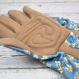 Willow and Belle Gardening Gloves - Daisy Blue Design