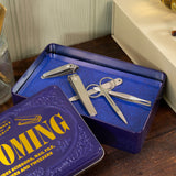 The Gentleman’s Emporium Grooming Kit – Nail Care Set in Retro Tin