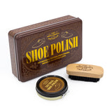 The Gentleman’s Emporium Shoe Polish Kit - Retro Tin Shoe Care Set