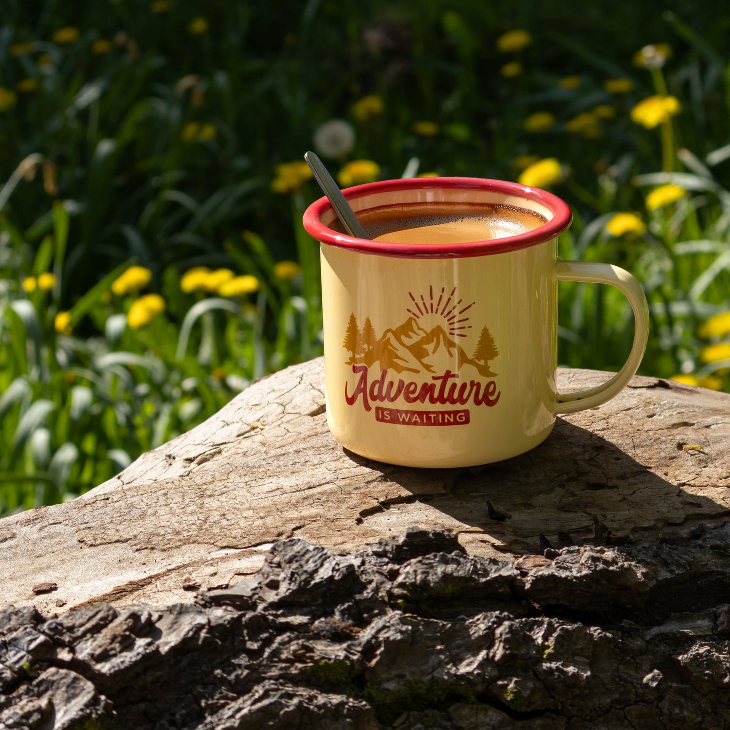 The Gentleman’s Emporium “Adventure is Waiting” Enamel Mug