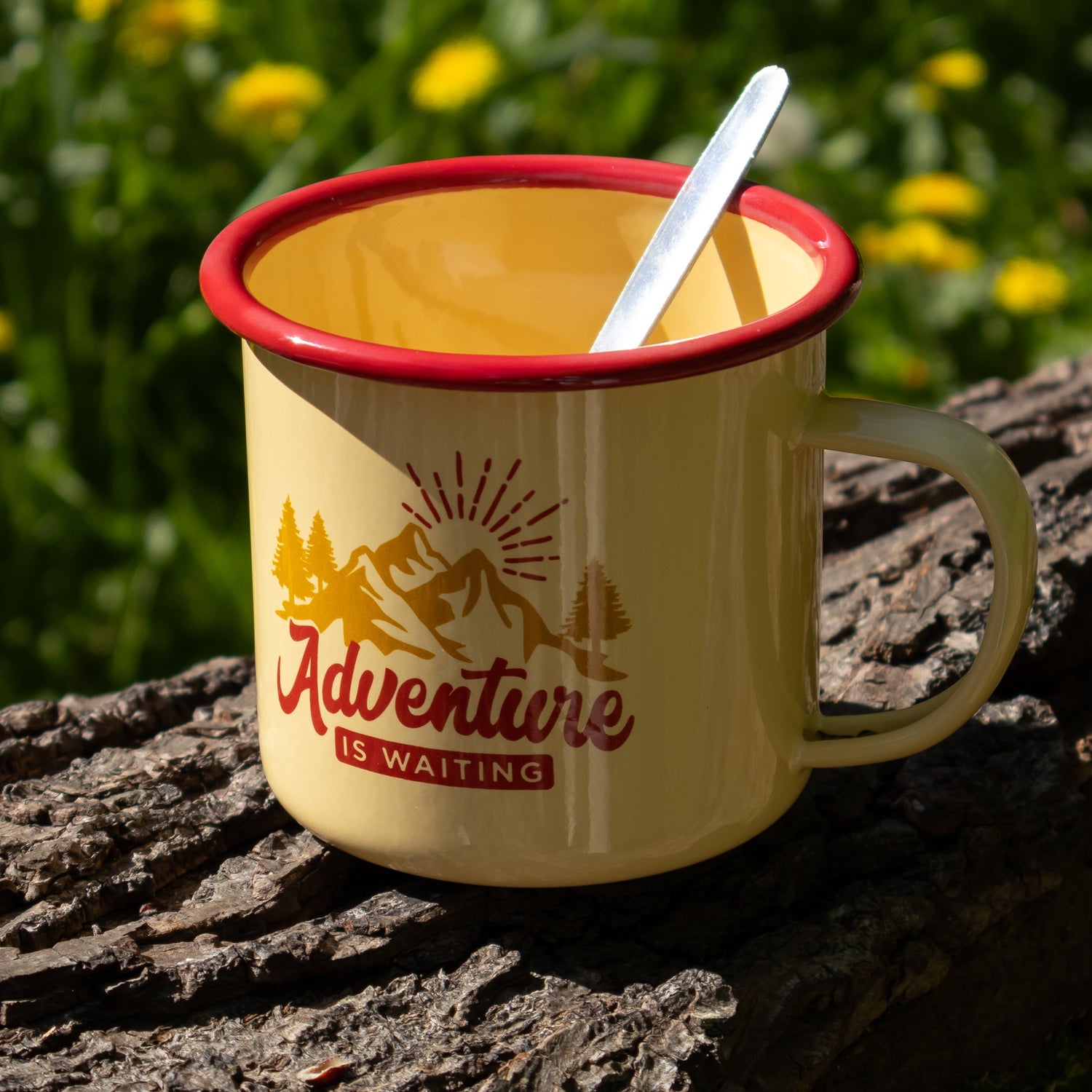 The Gentleman’s Emporium “Adventure is Waiting” Enamel Mug
