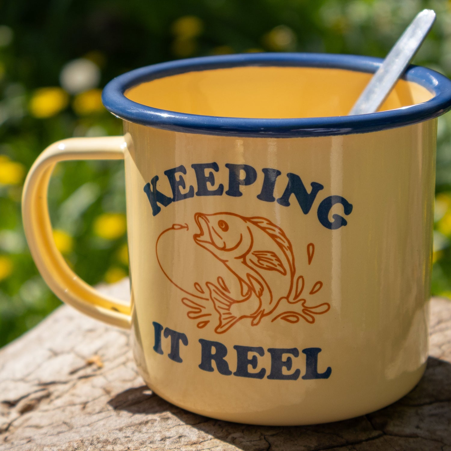 The Gentleman’s Emporium “Keeping it Reel” Enamel Mug