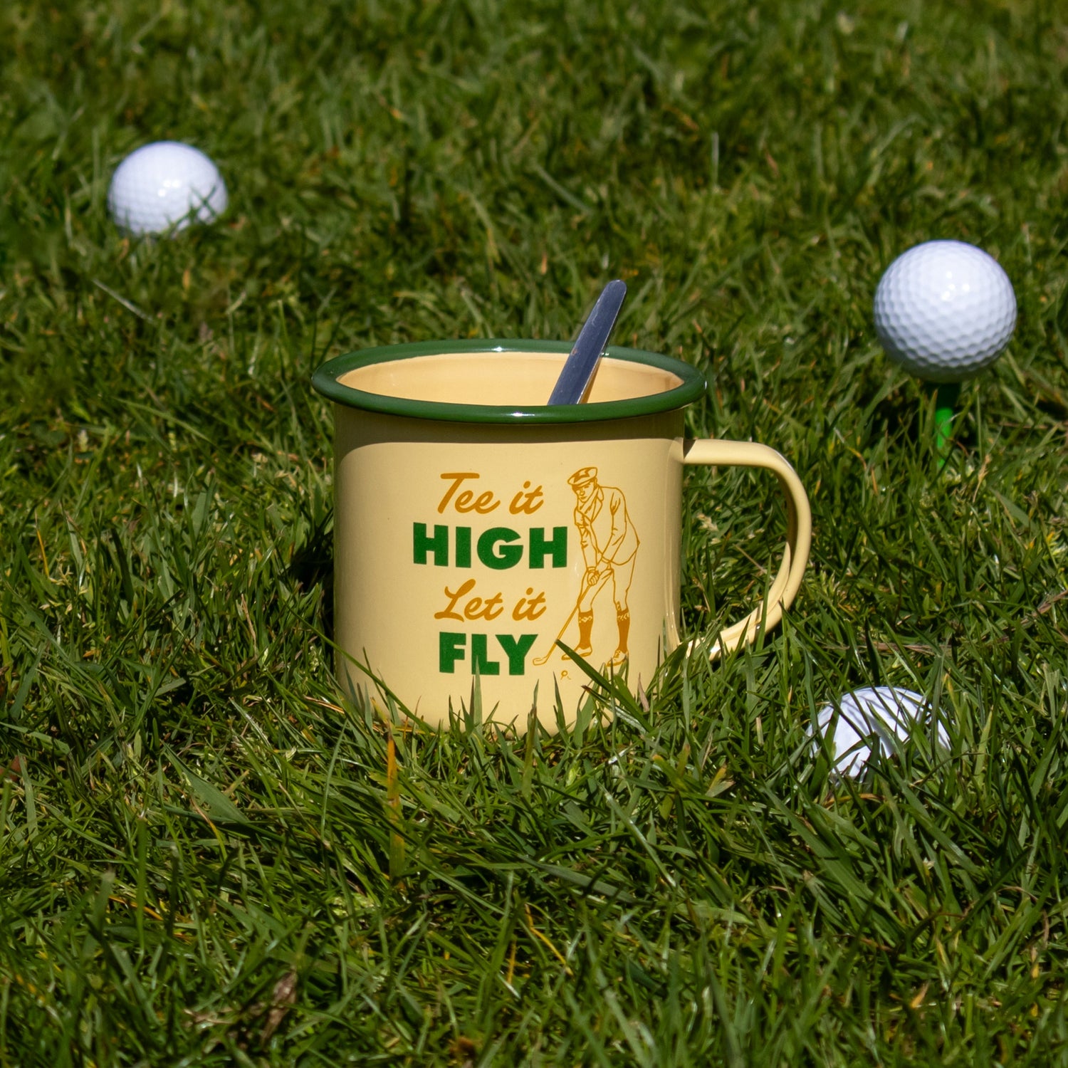 The Gentleman’s Emporium “Tee it High Let it Fly” Enamel Mug