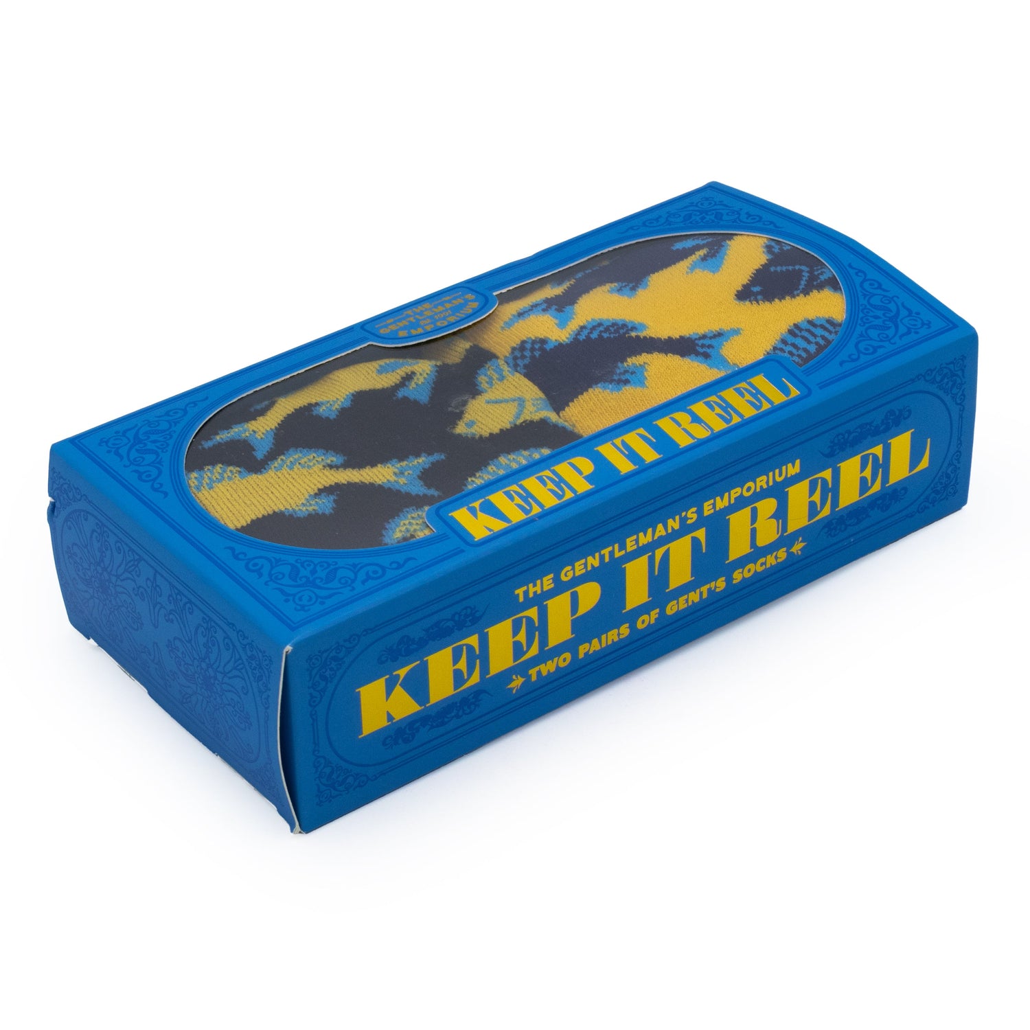 The Gentleman’s Emporium “Keep it Reel” Socks – 2 Pair Gift Set