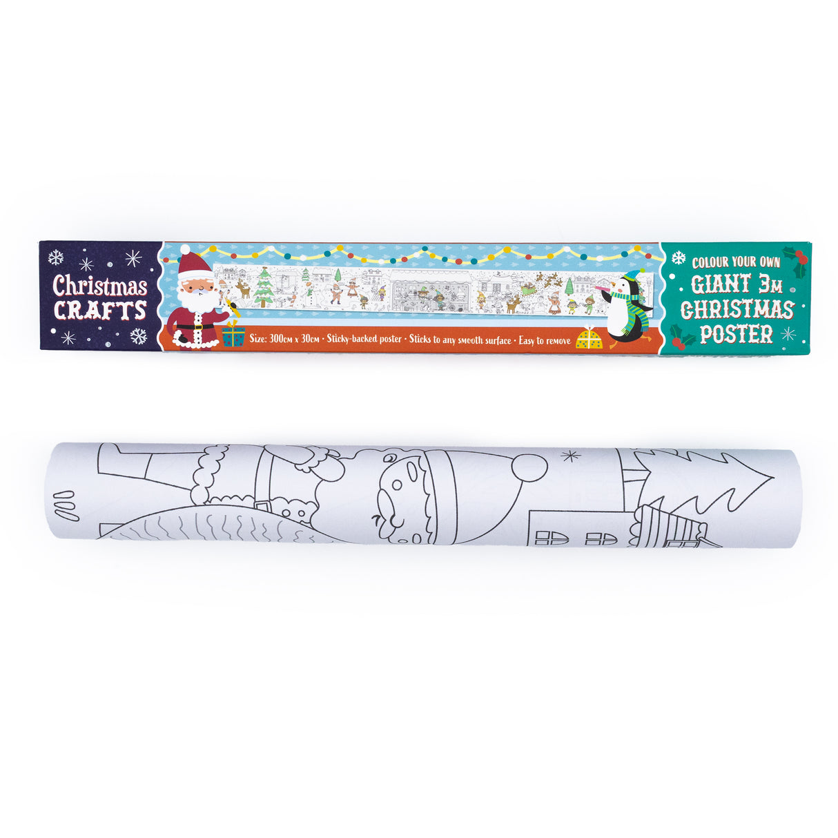Colour Your Own 3m Christmas Poster