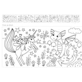 Colour Your Own 3m Magical Creatures Poster