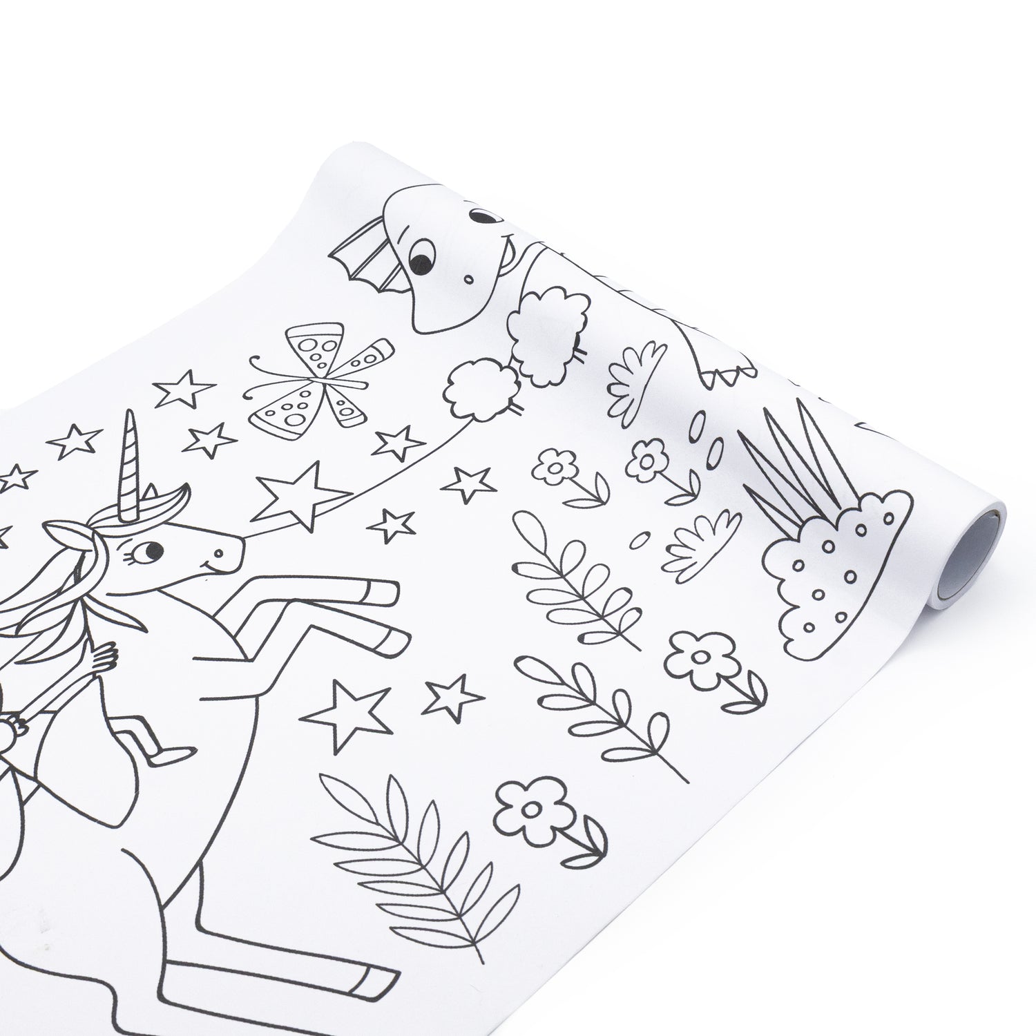 Colour Your Own 3m Magical Creatures Poster