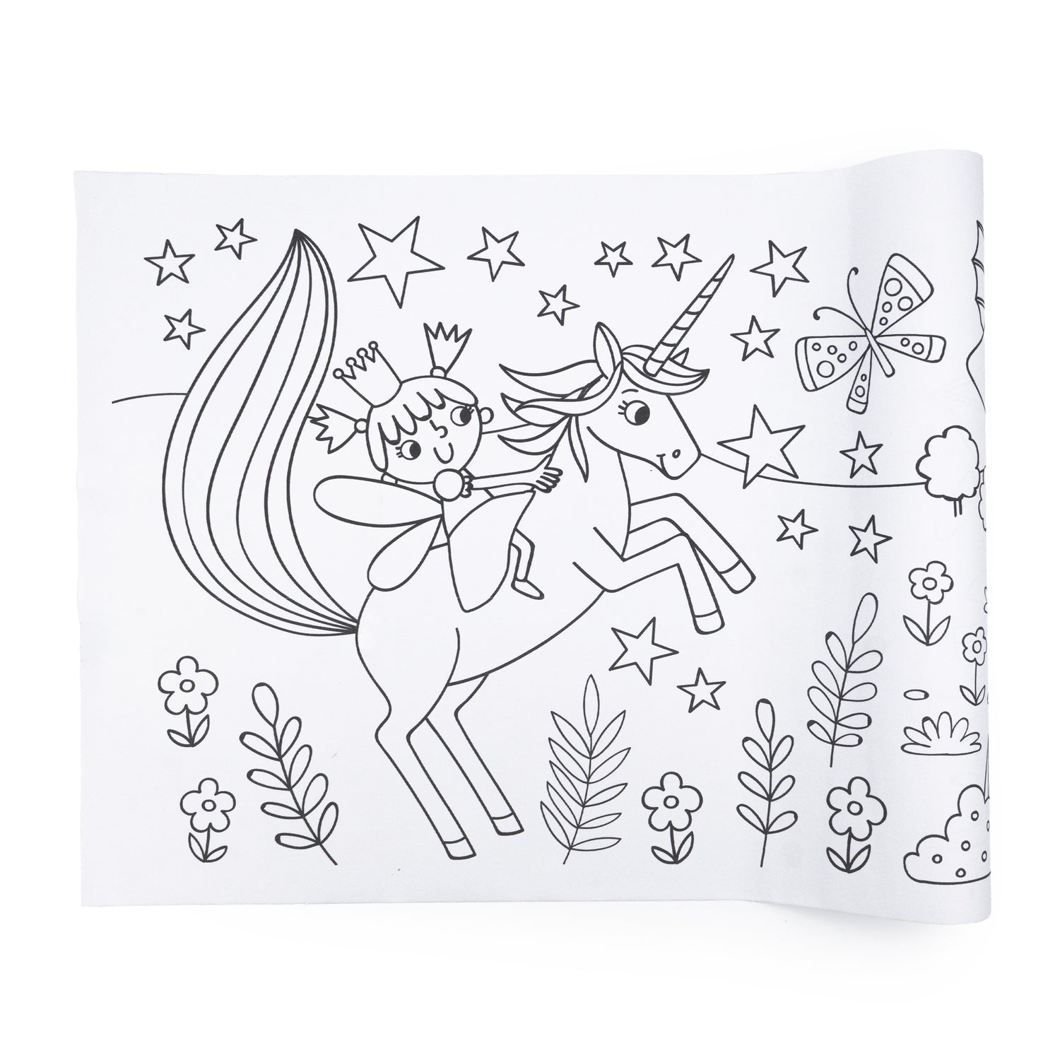 Colour Your Own 3m Magical Creatures Poster