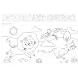 Colour Your Own 3m Jungle Animals Poster