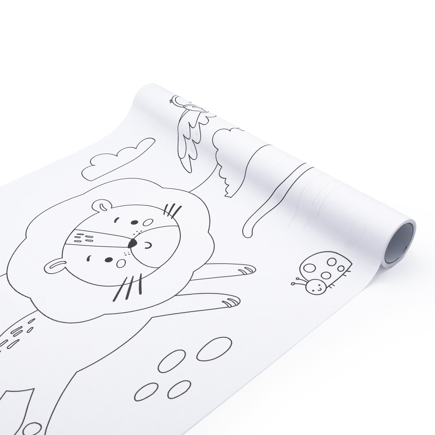 Colour Your Own 3m Jungle Animals Poster