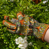 Orange Grove Gardening Gloves - Women's One Size – William Morris Snakeshead Design