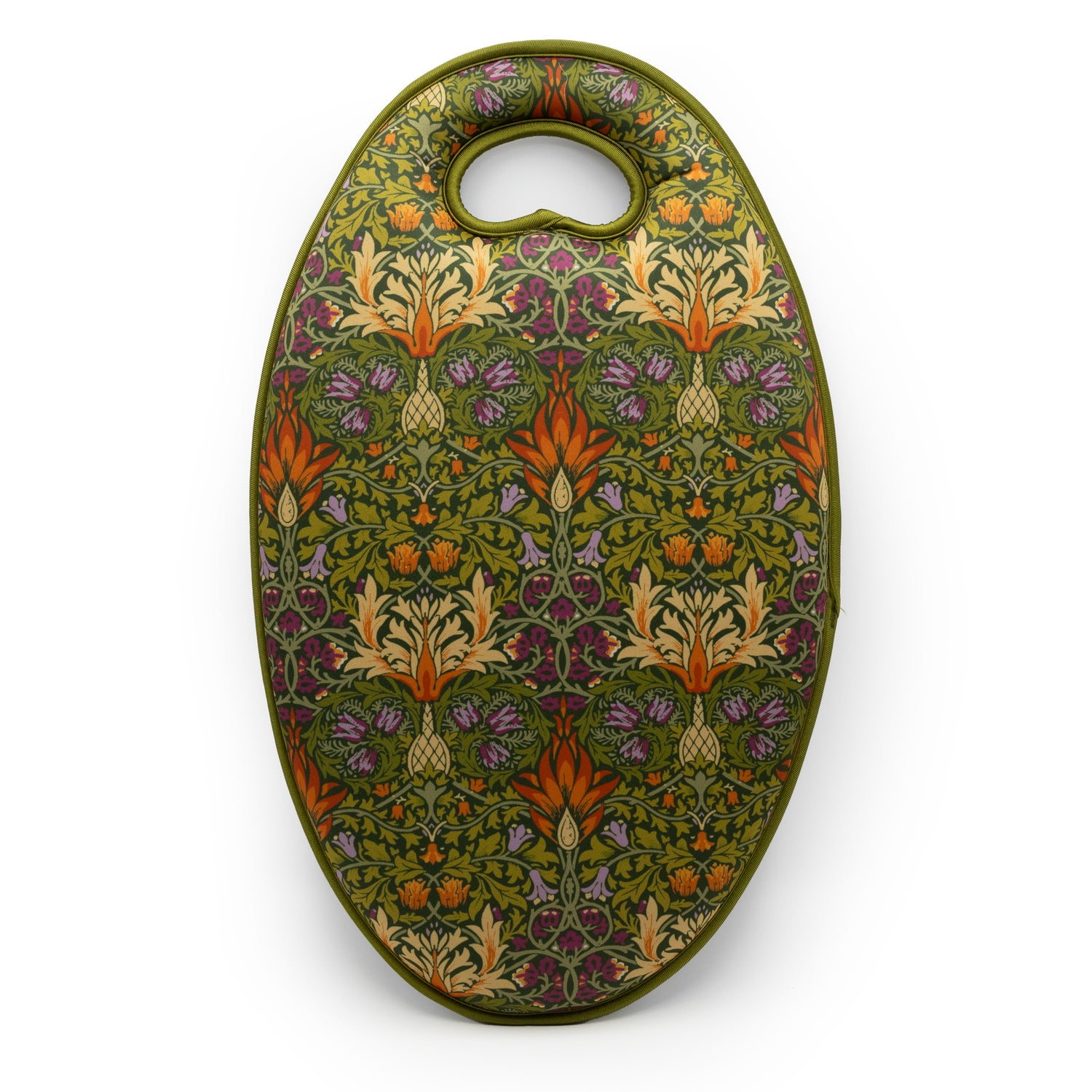 Orange Grove Garden Kneeler - William Morris Design - Padded Memory Foam