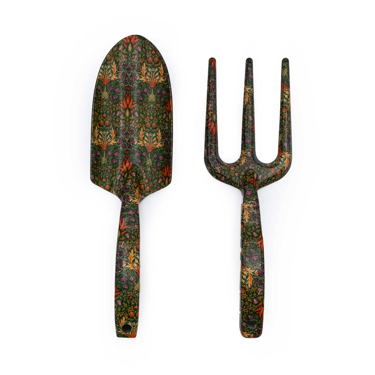 Orange Grove Fork and Trowel Garden Tool Set - William Morris Design