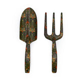 Orange Grove Fork and Trowel Garden Tool Set - William Morris Design