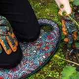 Orange Grove Garden Kneeler - William Morris Design - Padded Memory Foam