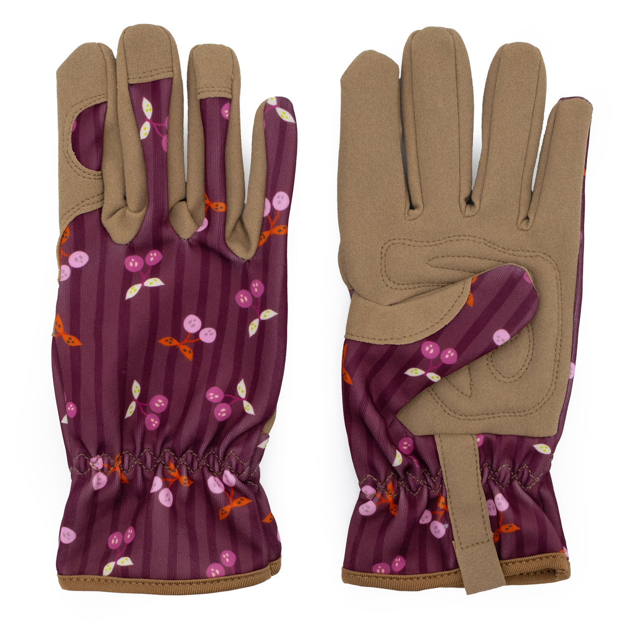 Willow & Belle Gardening Gloves - Cherries Design