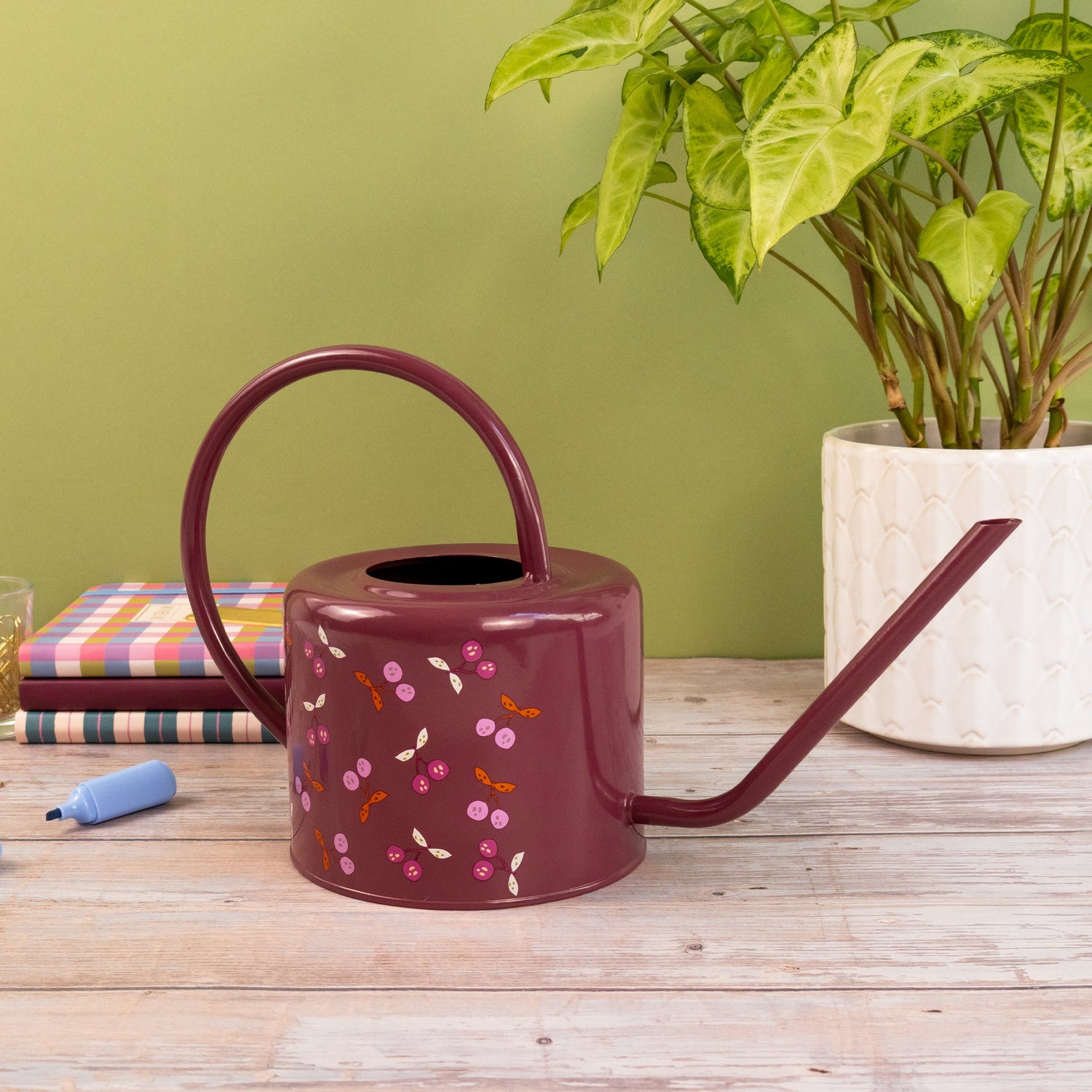 Willow and Belle Watering Can – Cherries Design