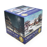 Christmas Scenes - Bumper 4 Puzzle Gift Pack - Festive British Christmas Jigsaws