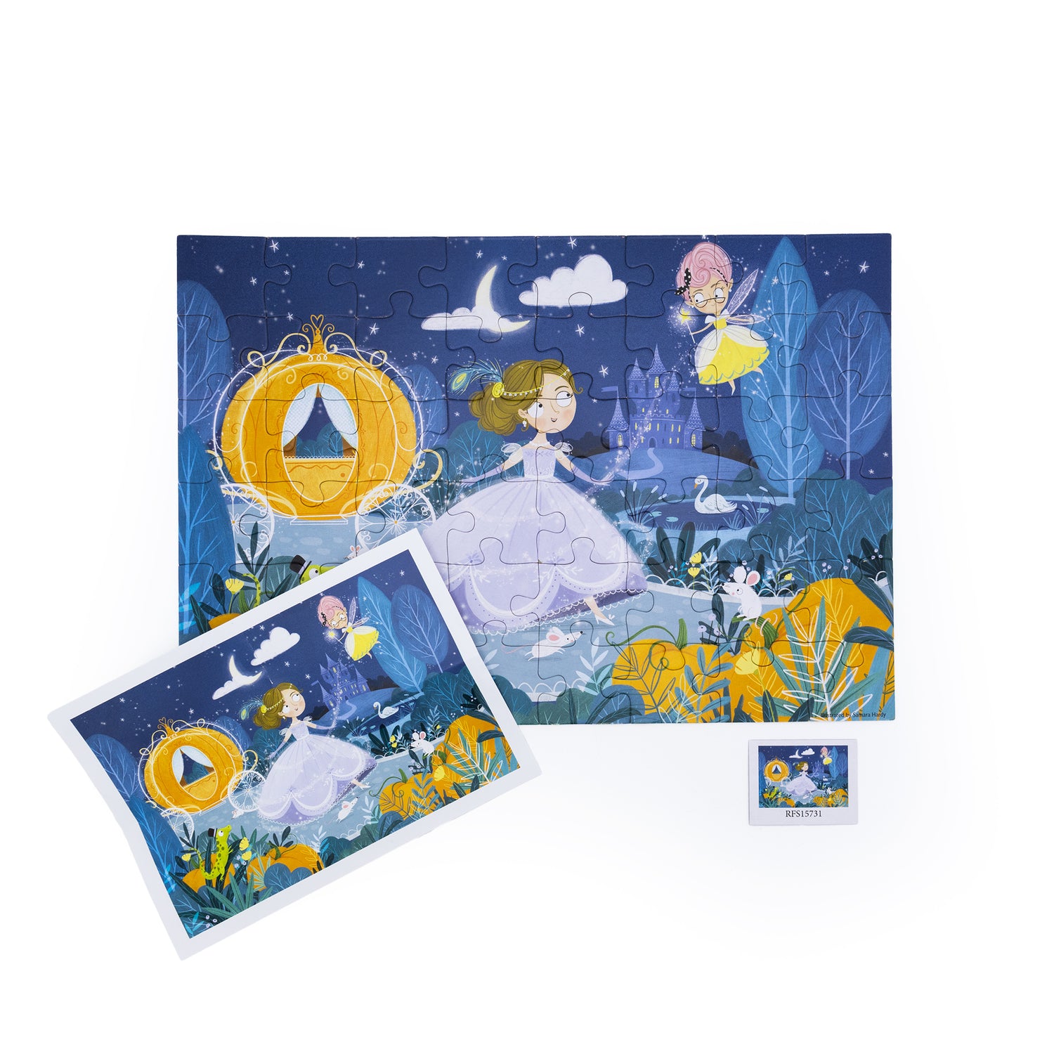 Cinderella Jigsaw Puzzle – 48 Pieces (Tube Pack)