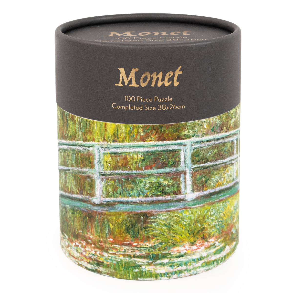 Monet's The Japanese Footbridge Jigsaw - 100 Piece Puzzle in a Gift Tube