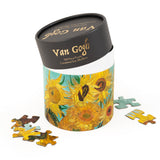 Van Gogh Suflowers Jigsaw - 100 Piece Puzzle in a Gift-Ready Tube