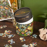 William Morris 'Strawberry Thief' Jigsaw - 100 Piece Puzzle in a Gift-Ready Tube