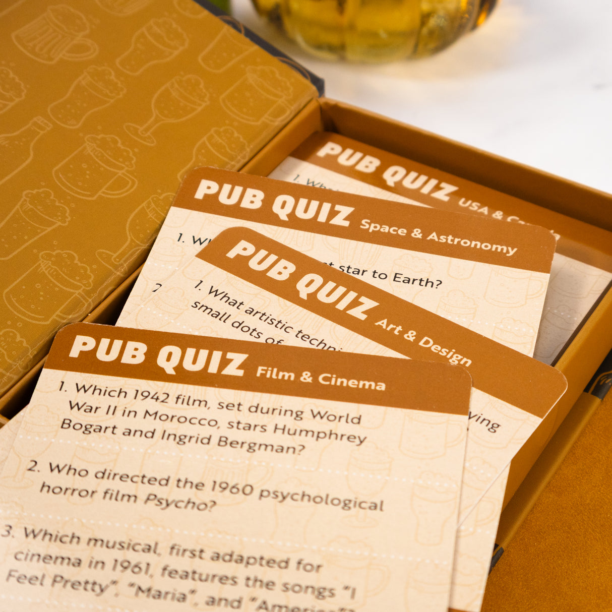 50 Trivia Cards - Pub Quiz