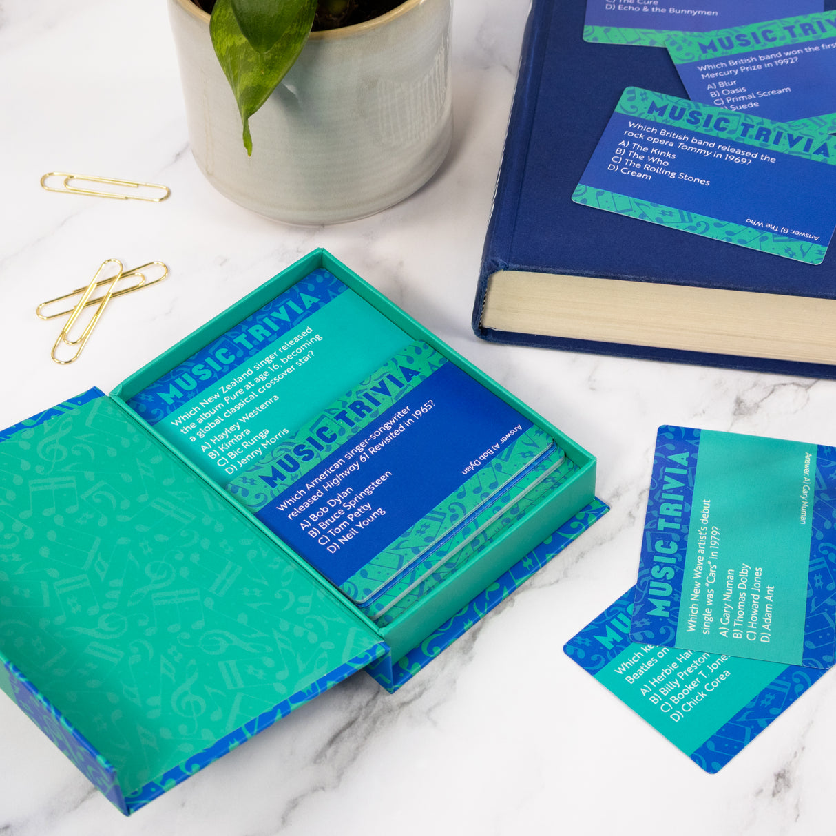 100 Trivia Cards - Music