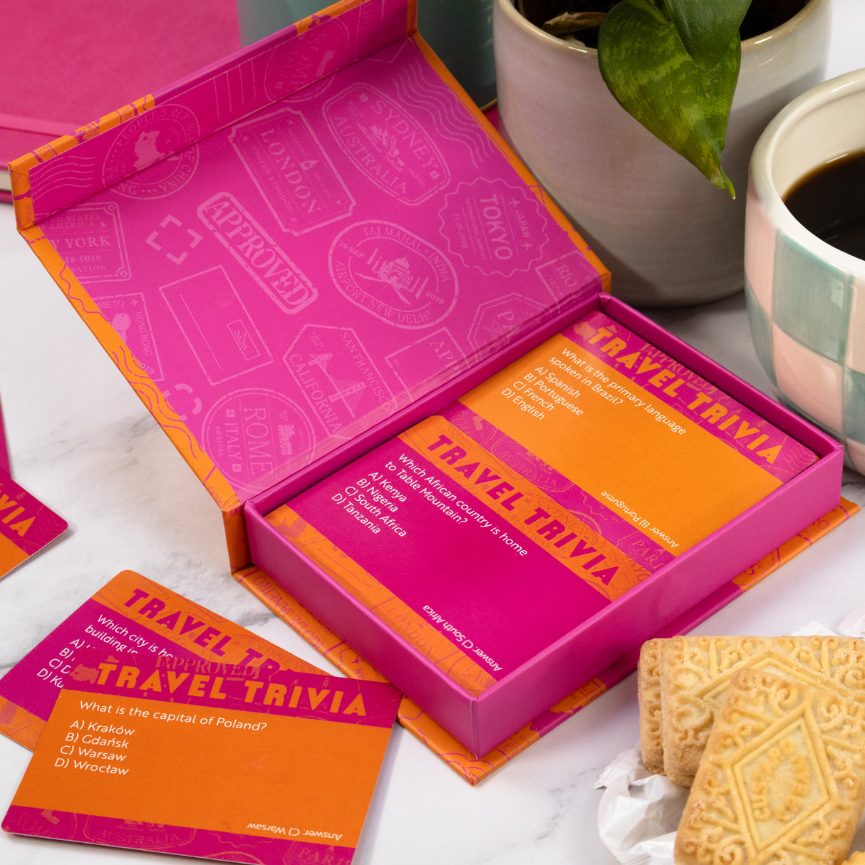 100 Trivia Cards - Travel Trivia