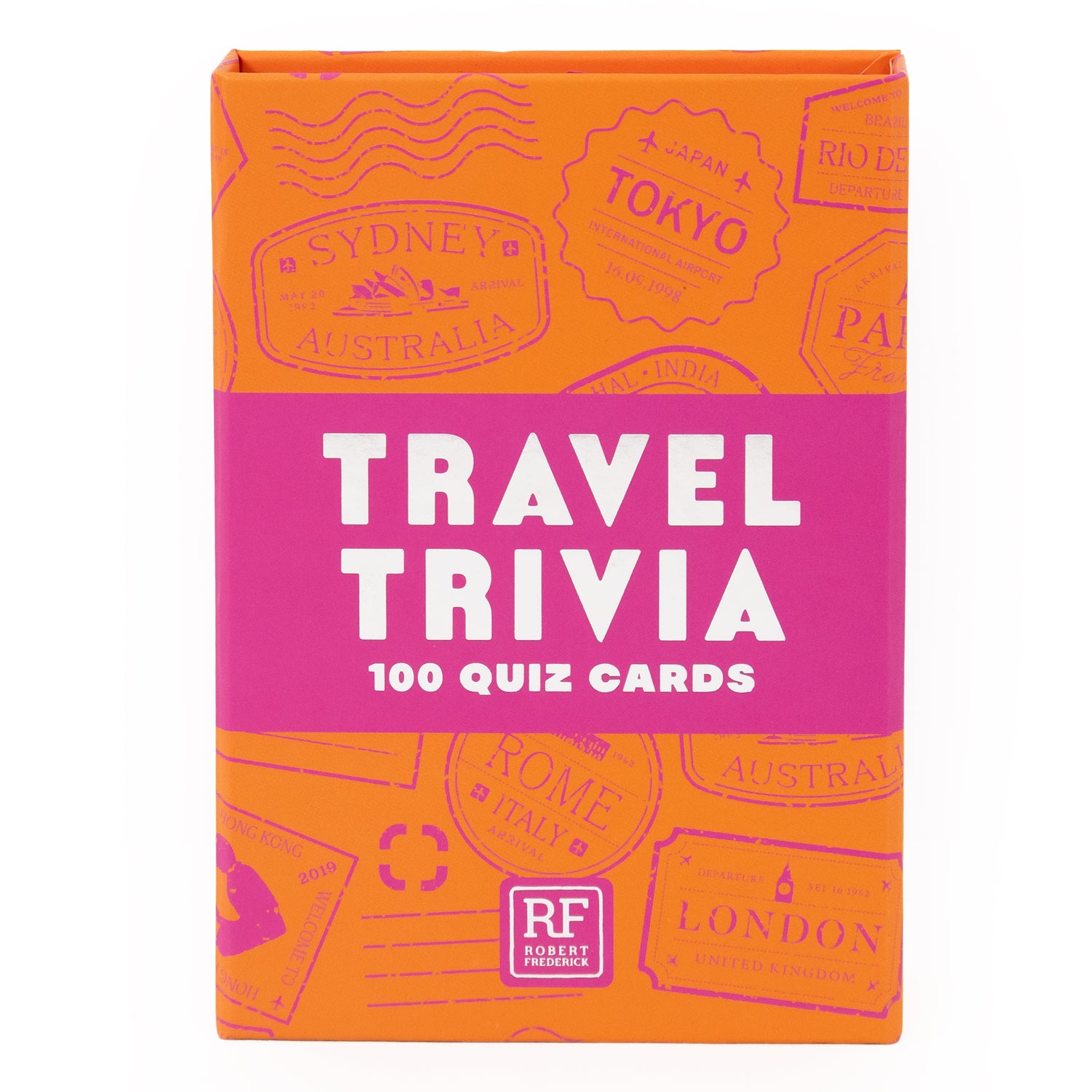 100 Trivia Cards - Travel Trivia
