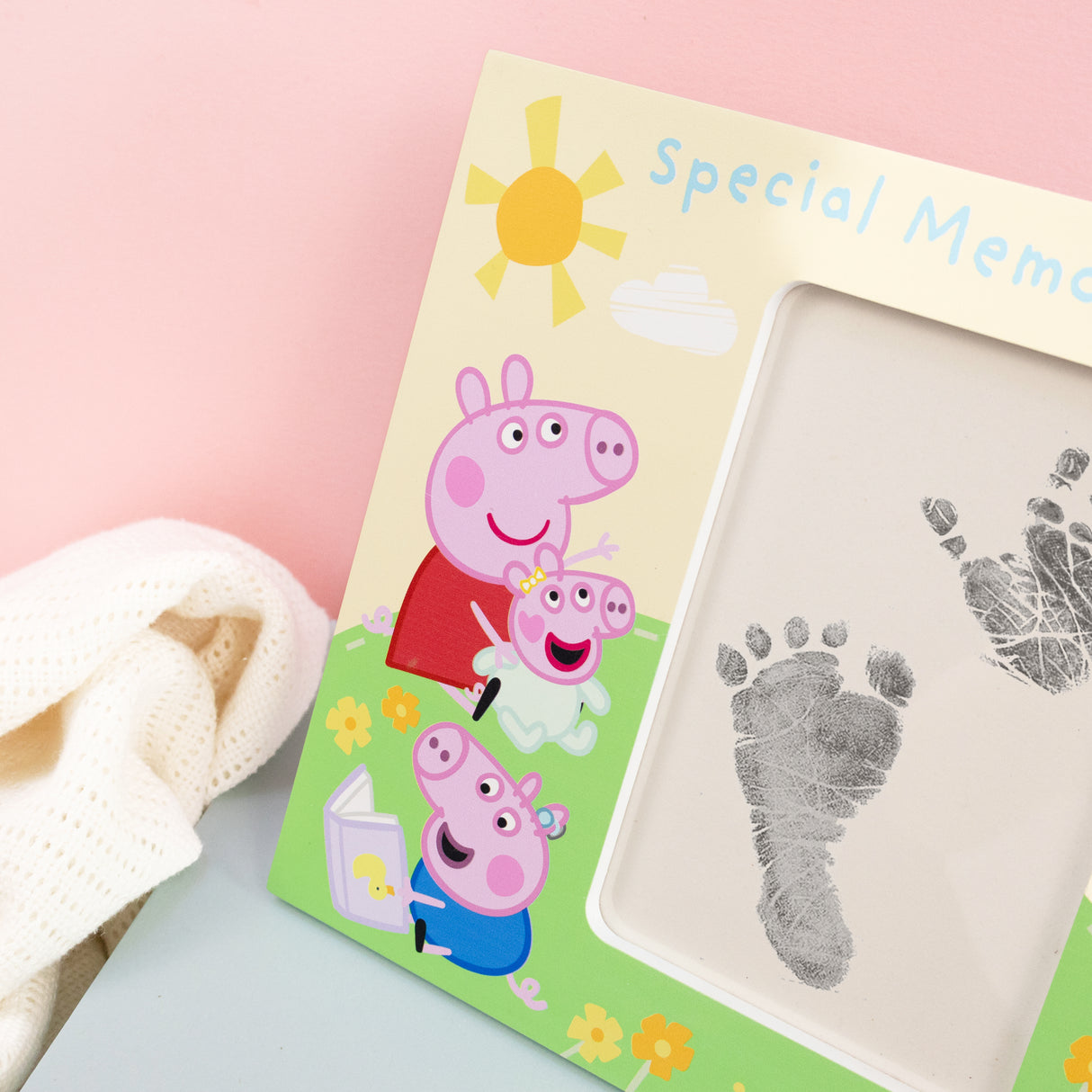 Peppa Pig Hand & Foot Print Kit - Baby Keepsake Frame