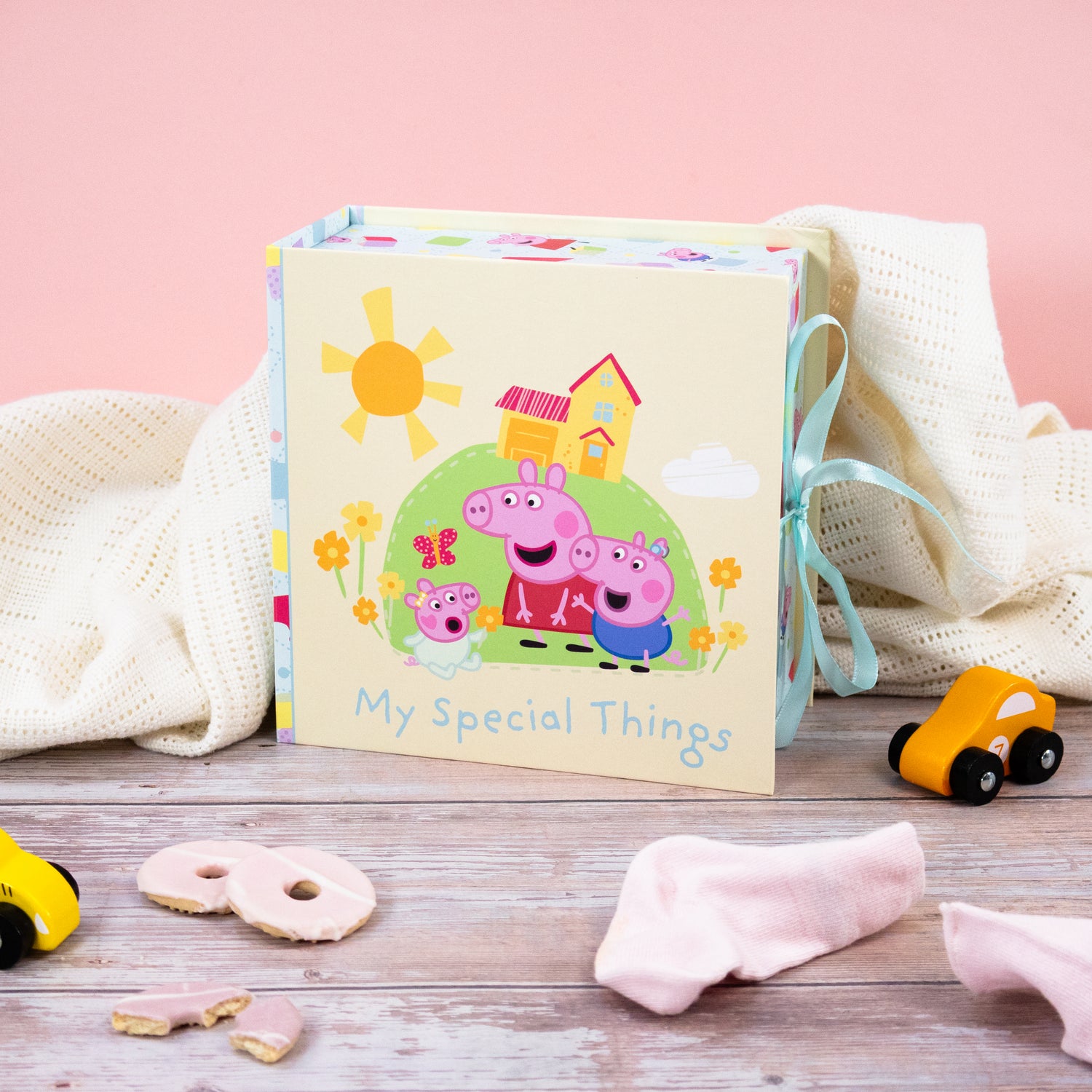 Peppa Pig Baby Keepsake Box - 6 Drawer Memory Box