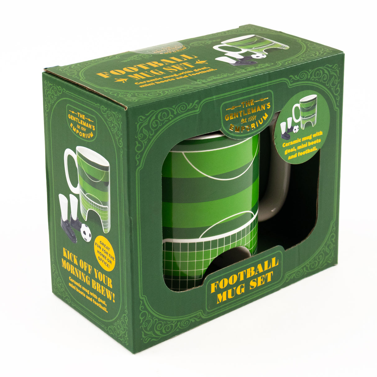 The Gentlemen's Emporium Football Mug & Mini Game Gift Set