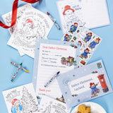 Paddington Colour Your Own Christmas Card Set