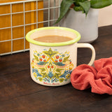William Morris Enamel Mug