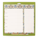 Magnetic Weekly Planner - William Morris Strawberry Thief Design