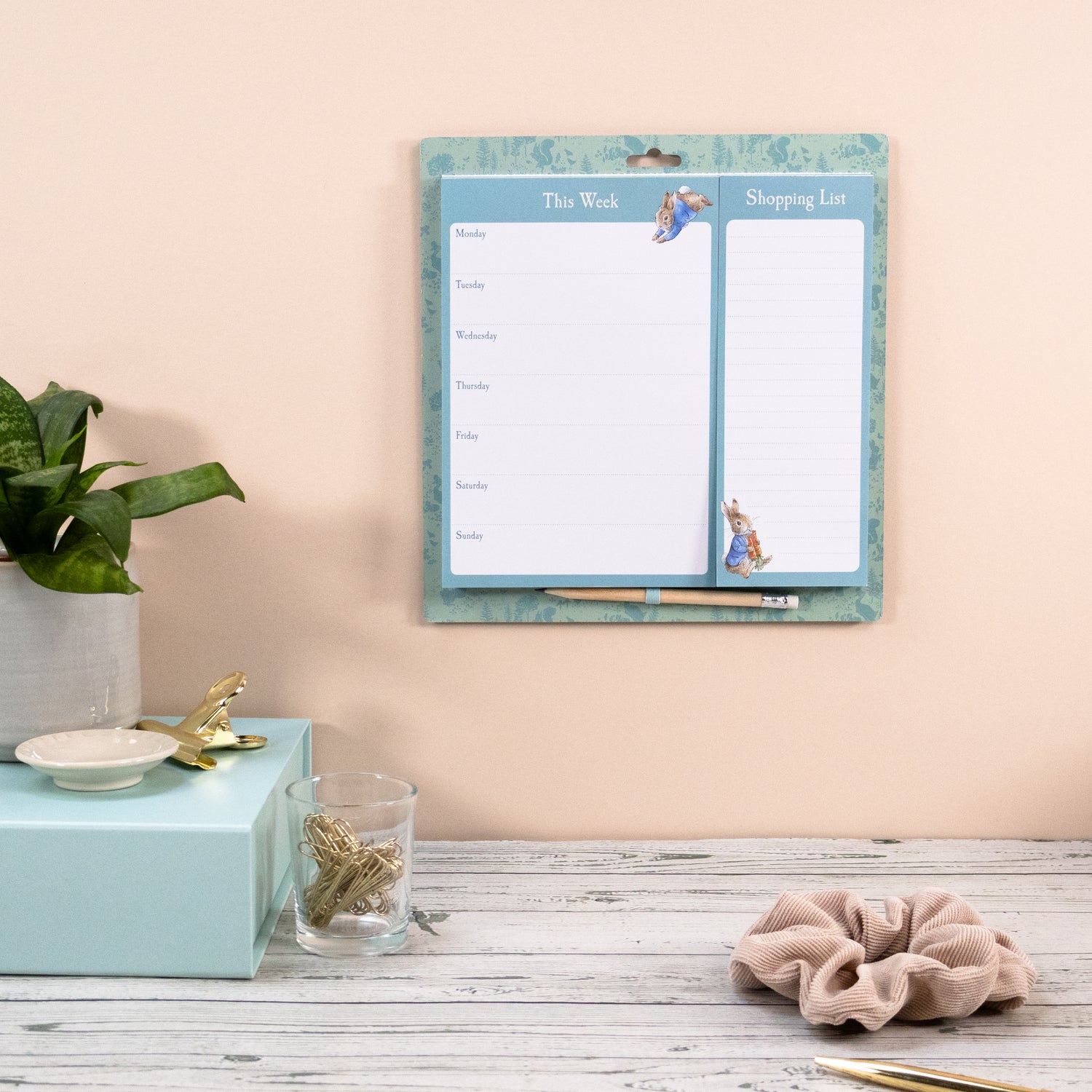 Magnetic Weekly Planner - Peter Rabbit Design
