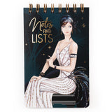 Chunky Notepad Jotter - Claire Coxon Art Deco Design