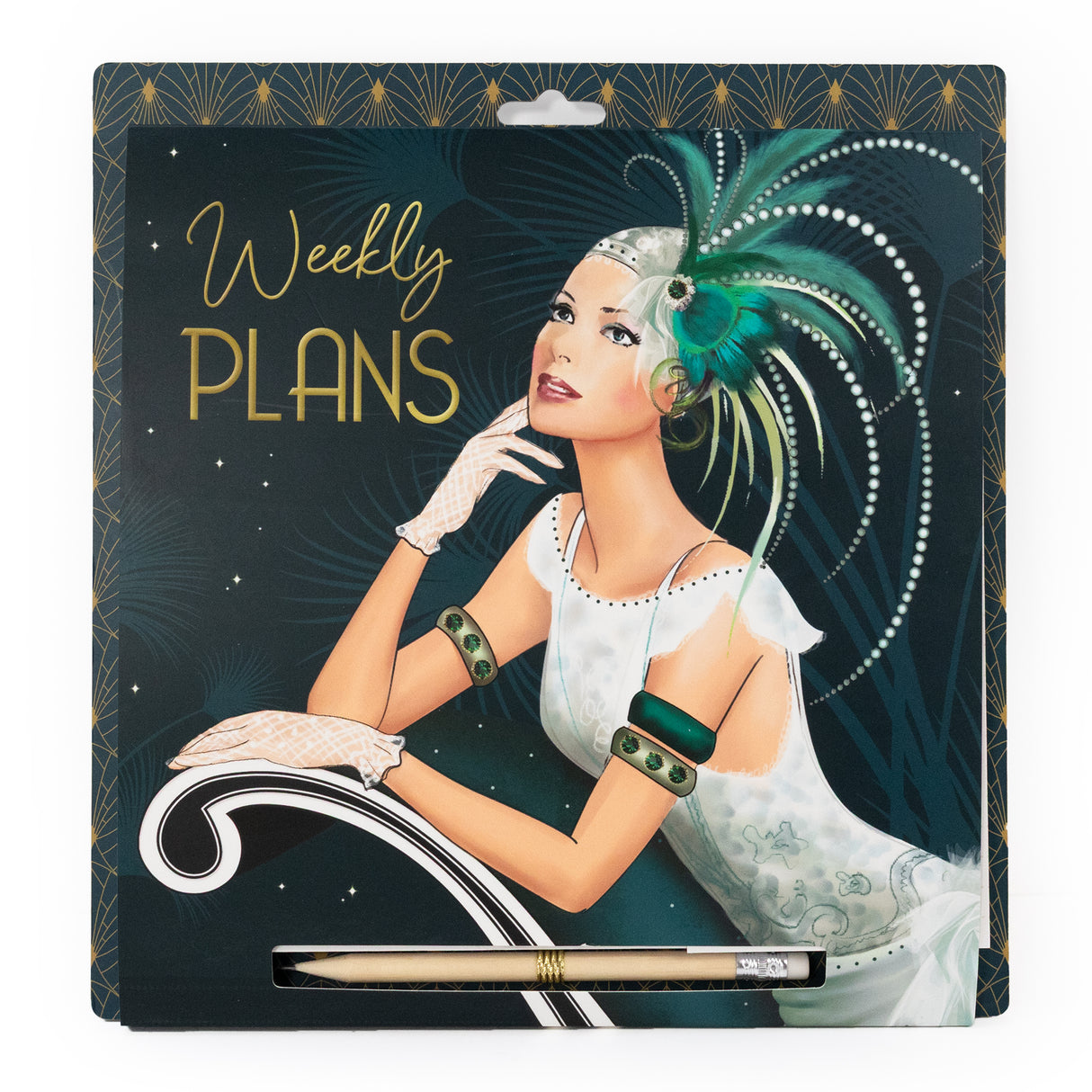 Magnetic Weekly Planner - Claire Coxon Art Deco Design