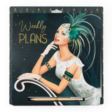 Magnetic Weekly Planner - Claire Coxon Art Deco Design